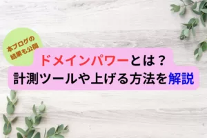 【本ブログの結果も公開】ドメインパワーとは？計測ツールや上げる方法を解説